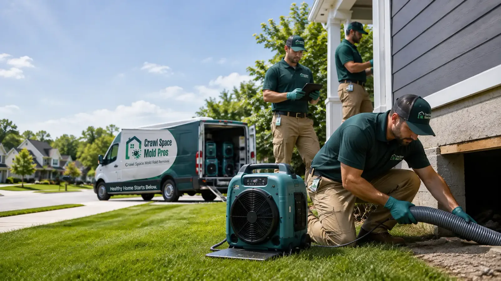 Crawl Space Mold Removal in West Stewartstown, NH